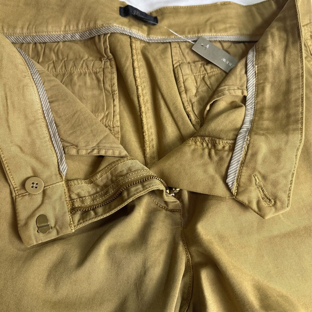 J.Crew 9" Bermuda Chino  Walking Short Sz 12 Camel Brown Mid-Rise Zip Flat Front - Picture 7 of 9